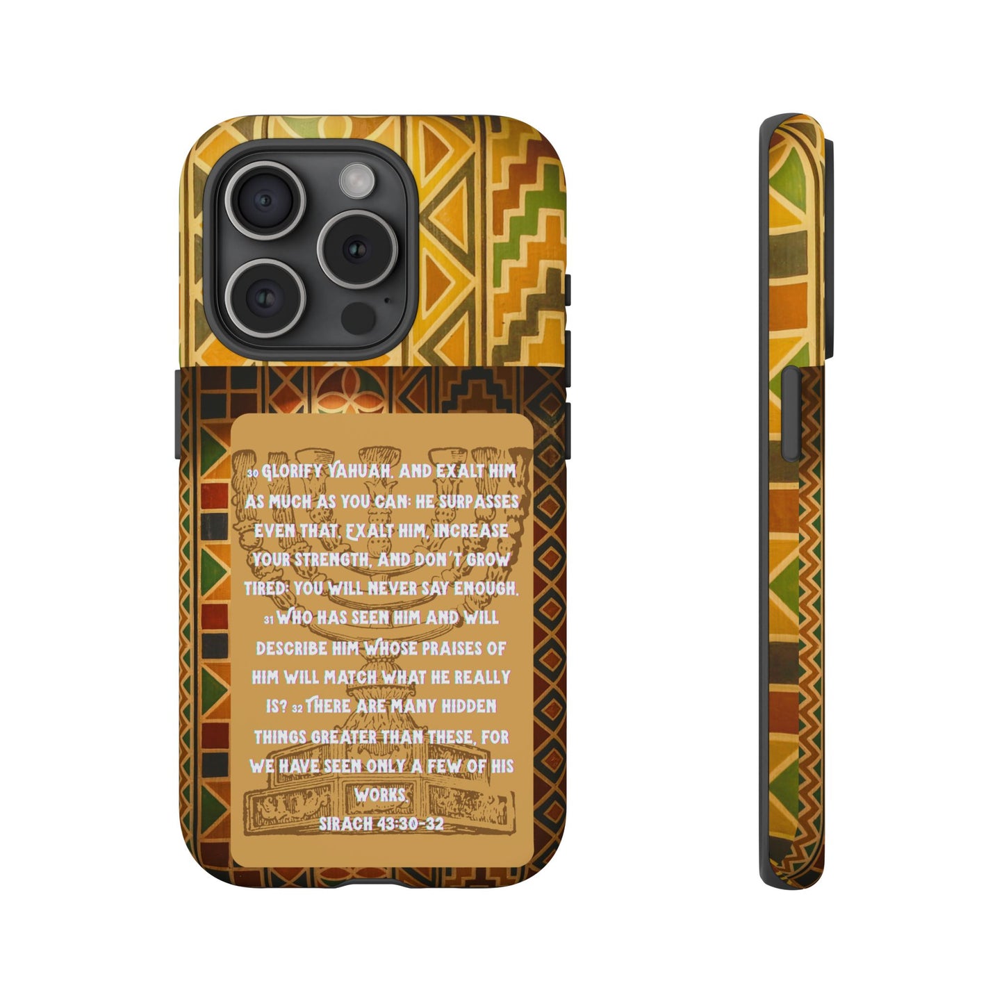 Exalt Yahuah - Sirach Phone Case - Tough Cases - Apocryphal Collection