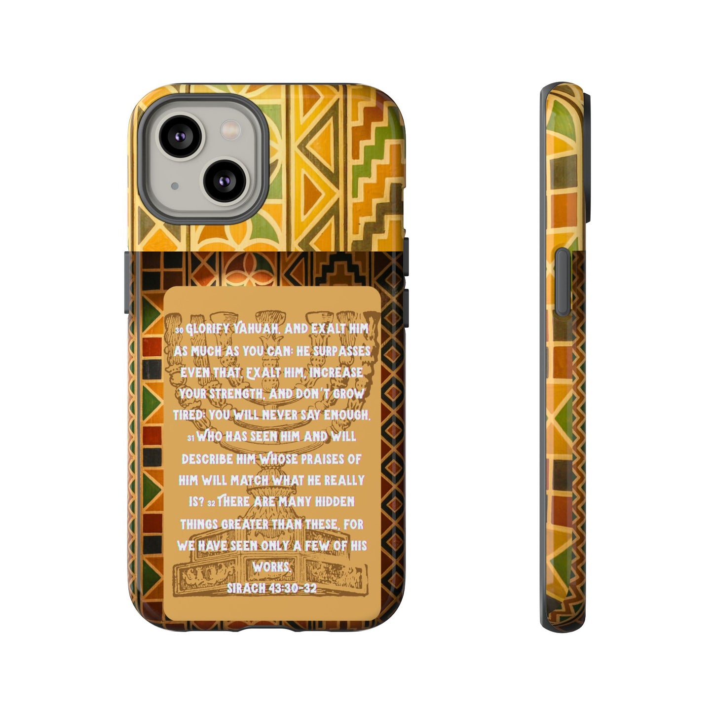 Exalt Yahuah - Sirach Phone Case - Tough Cases - Apocryphal Collection