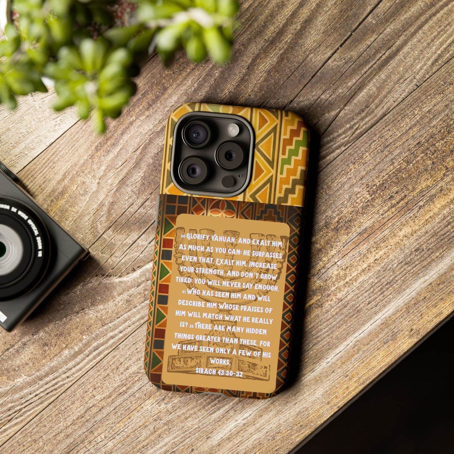 Exalt Yahuah - Sirach Phone Case - Tough Cases - Apocryphal Collection