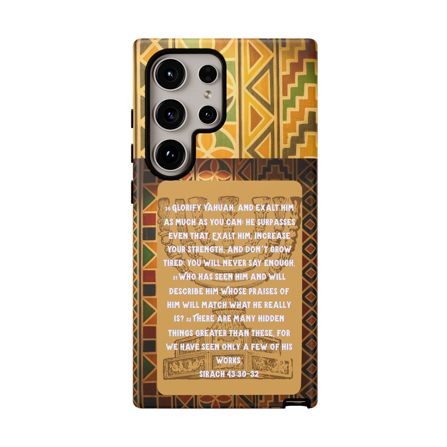 Exalt Yahuah - Sirach Phone Case - Tough Cases - Apocryphal Collection