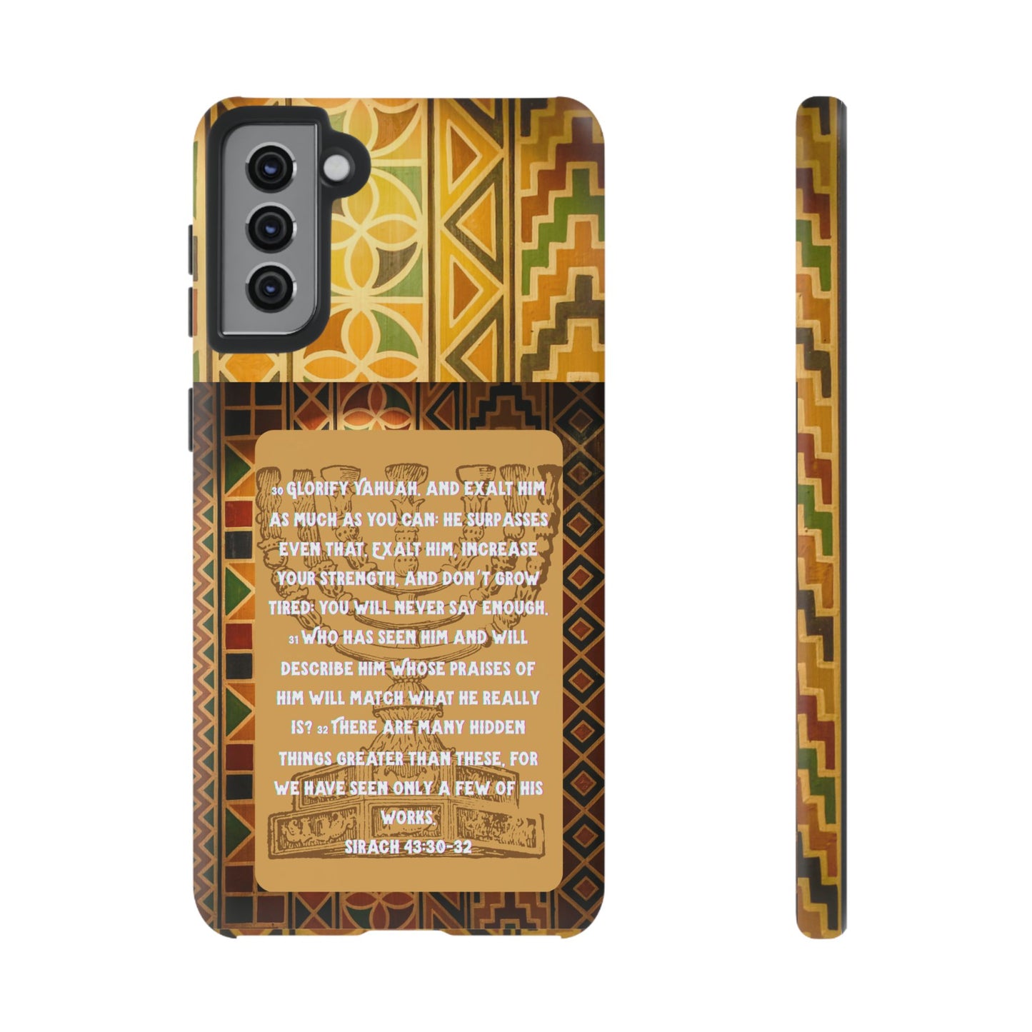 Exalt Yahuah - Sirach Phone Case - Tough Cases - Apocryphal Collection