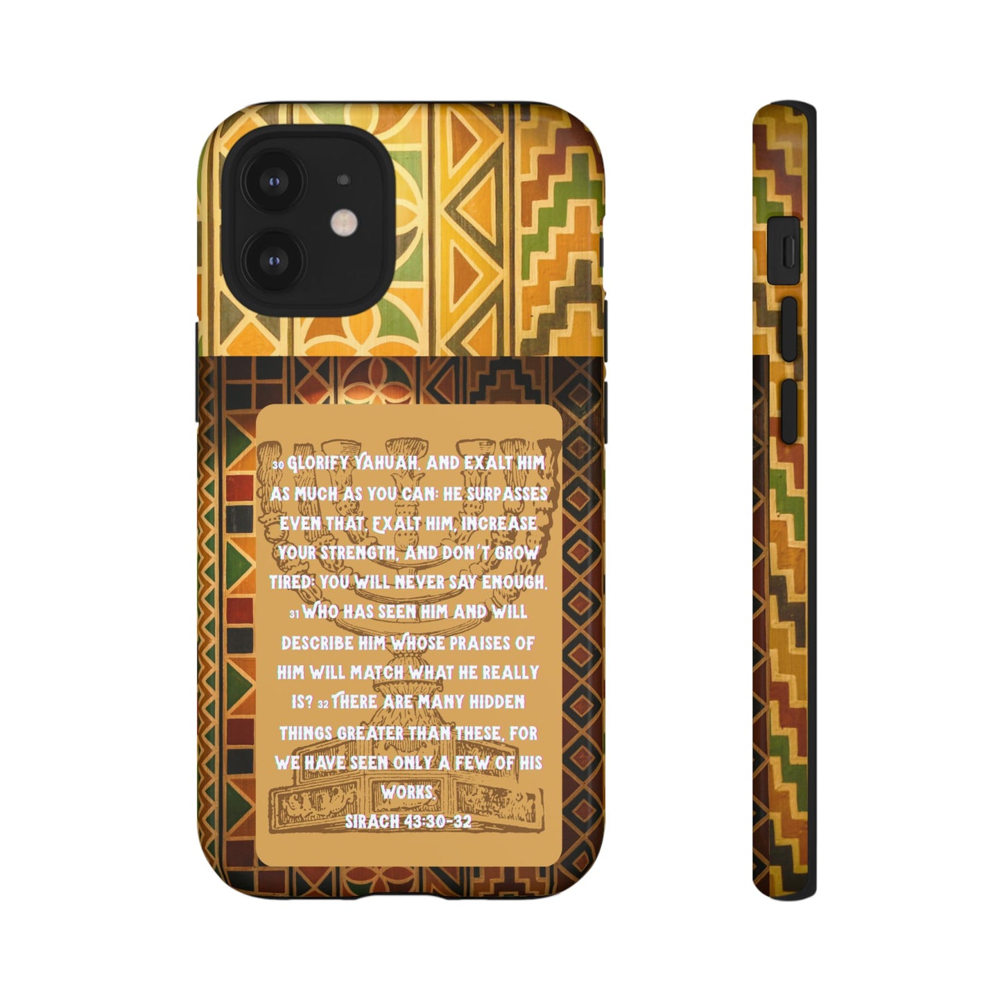 Exalt Yahuah - Sirach Phone Case - Tough Cases - Apocryphal Collection