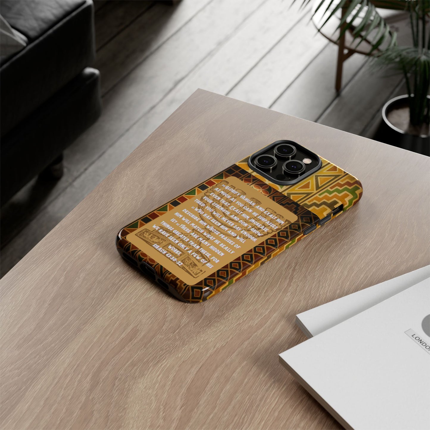 Exalt Yahuah - Sirach Phone Case - Tough Cases - Apocryphal Collection