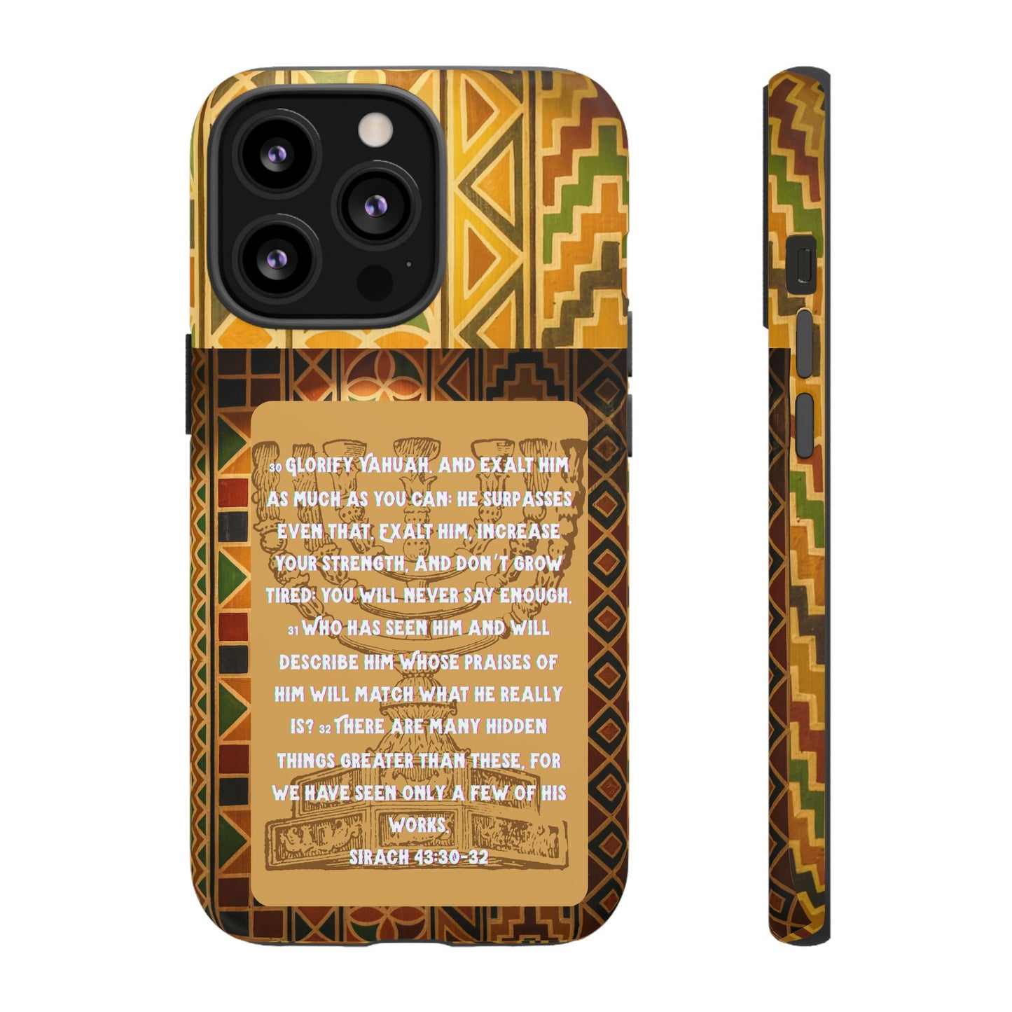 Exalt Yahuah - Sirach Phone Case - Tough Cases - Apocryphal Collection
