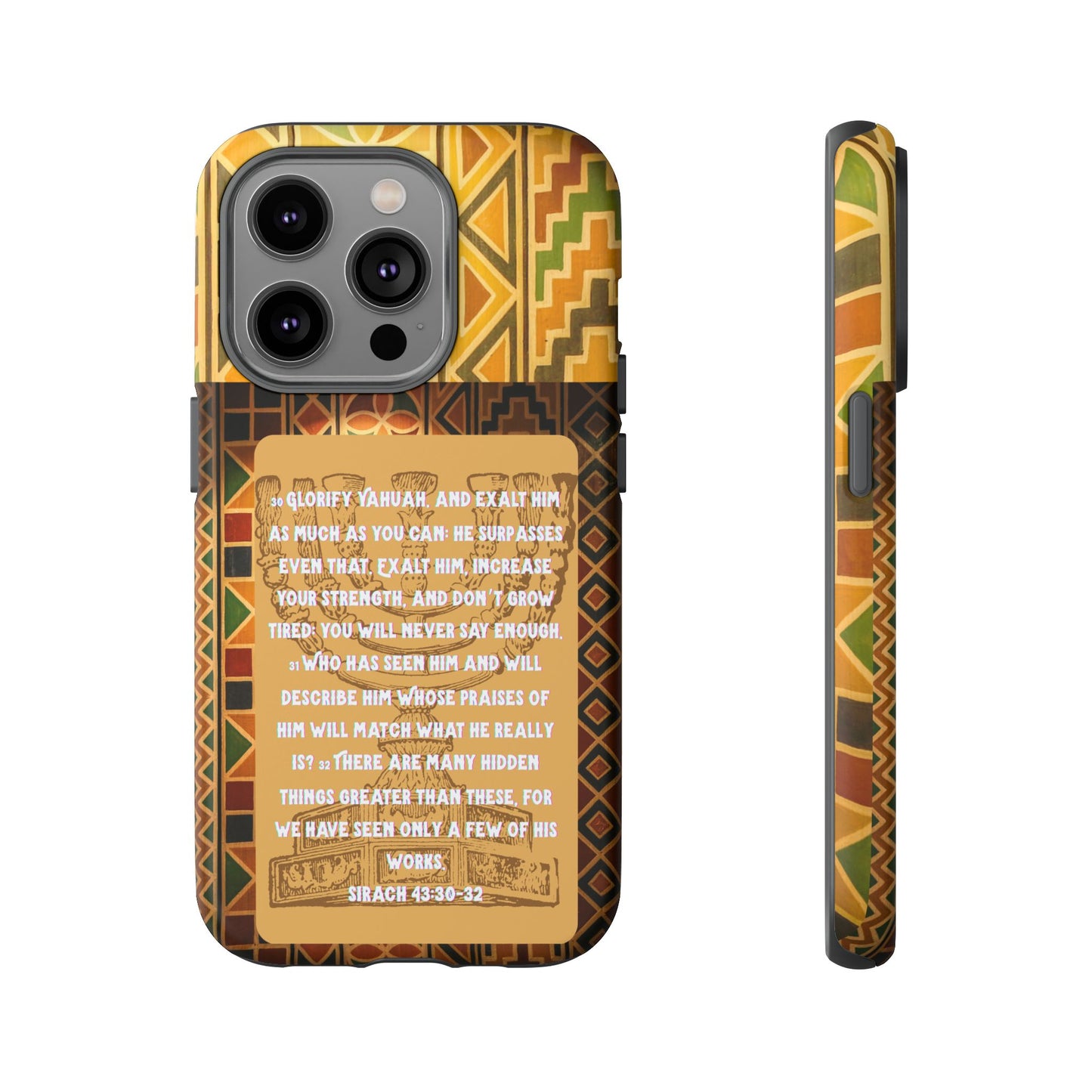 Exalt Yahuah - Sirach Phone Case - Tough Cases - Apocryphal Collection