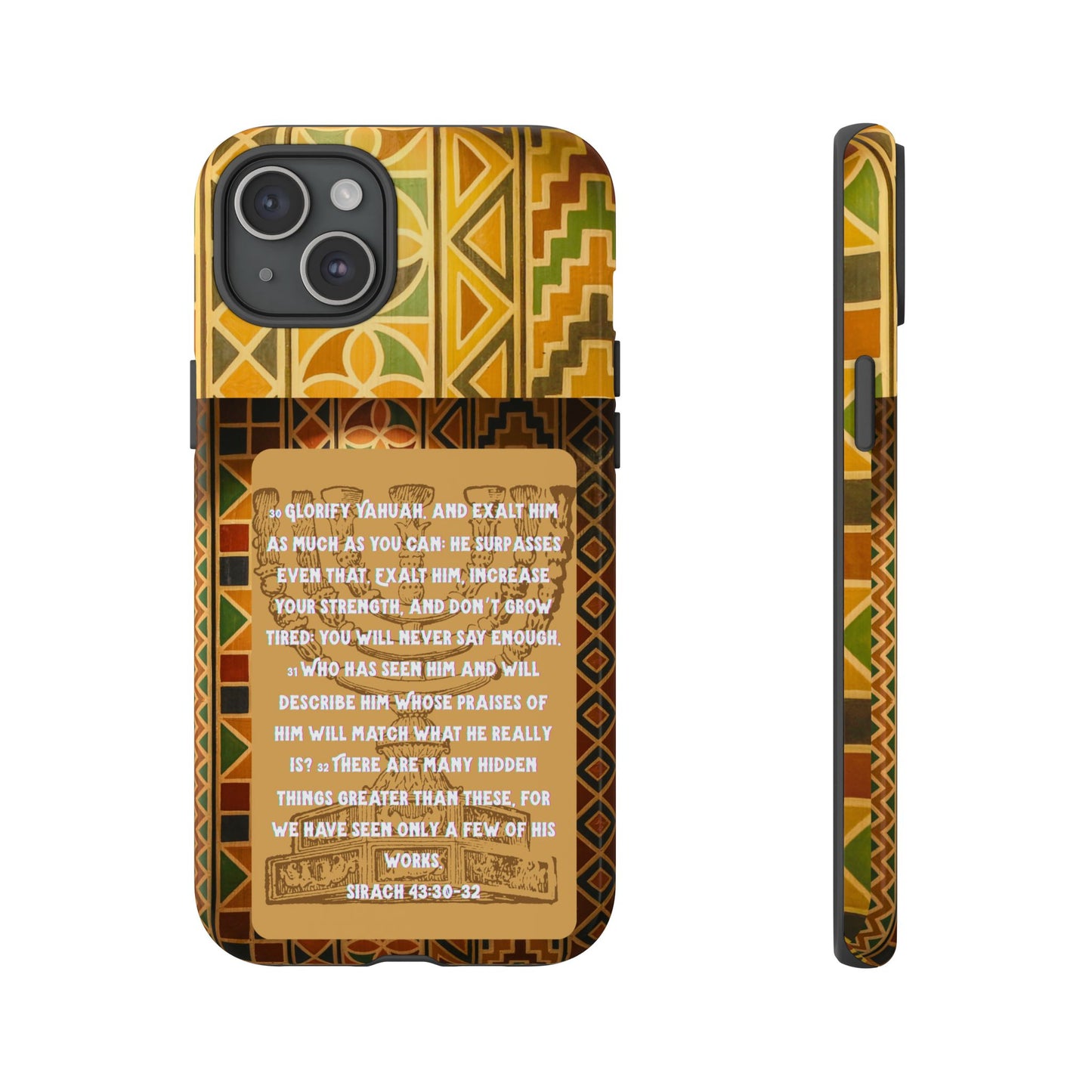 Exalt Yahuah - Sirach Phone Case - Tough Cases - Apocryphal Collection