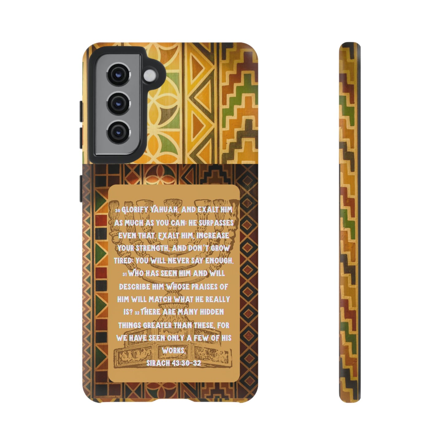 Exalt Yahuah - Sirach Phone Case - Tough Cases - Apocryphal Collection