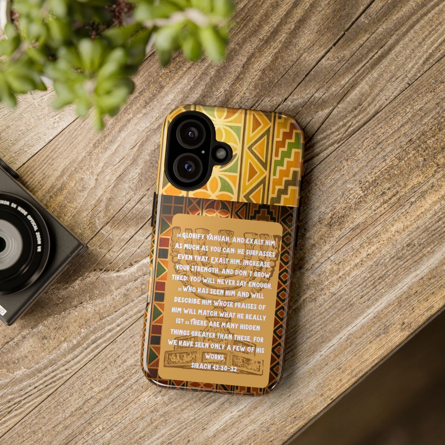Exalt Yahuah - Sirach Phone Case - Tough Cases - Apocryphal Collection