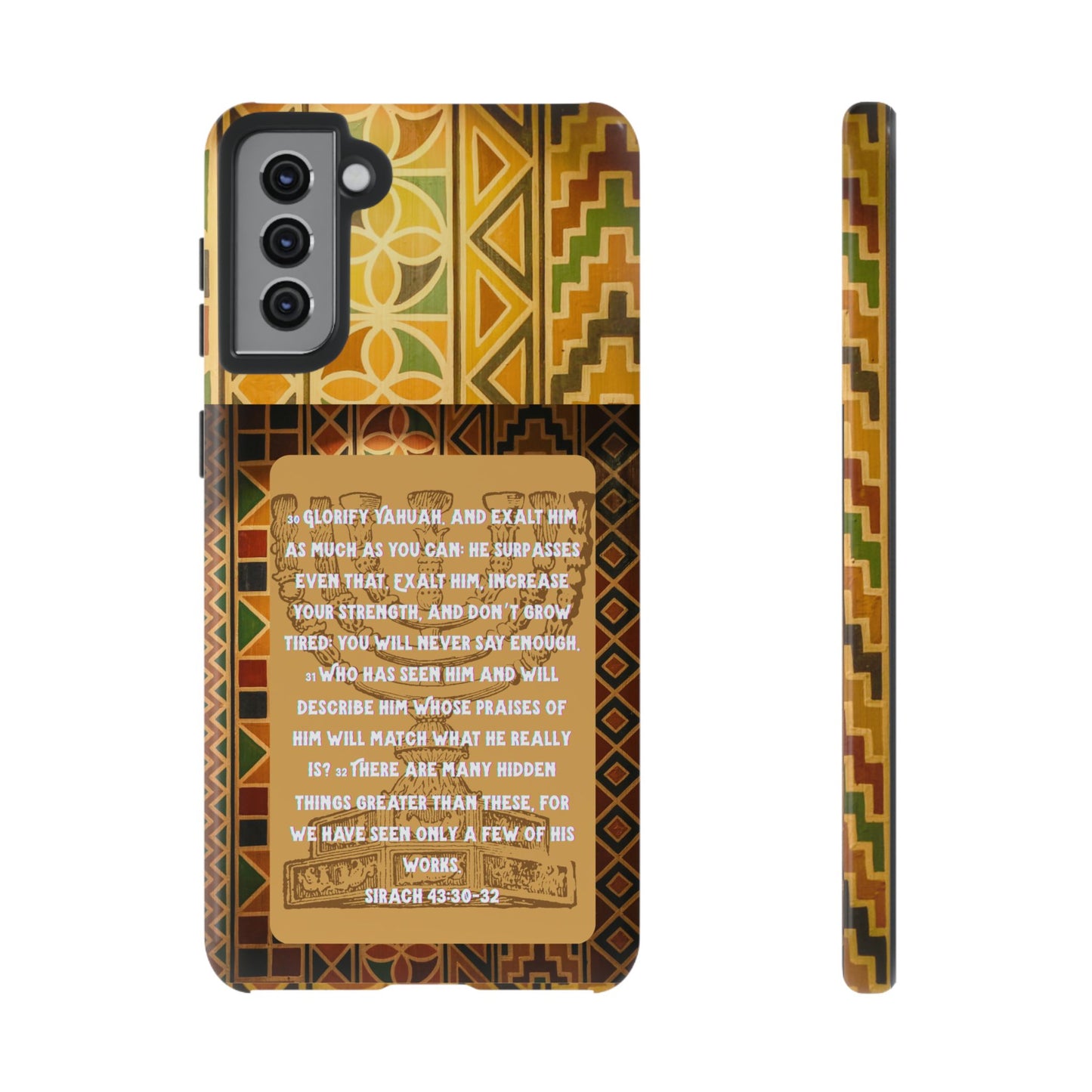 Exalt Yahuah - Sirach Phone Case - Tough Cases - Apocryphal Collection