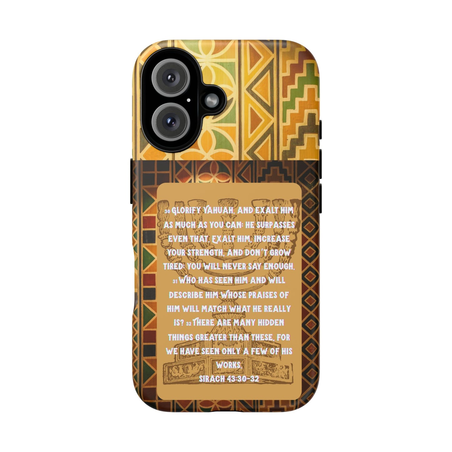 Exalt Yahuah - Sirach Phone Case - Tough Cases - Apocryphal Collection