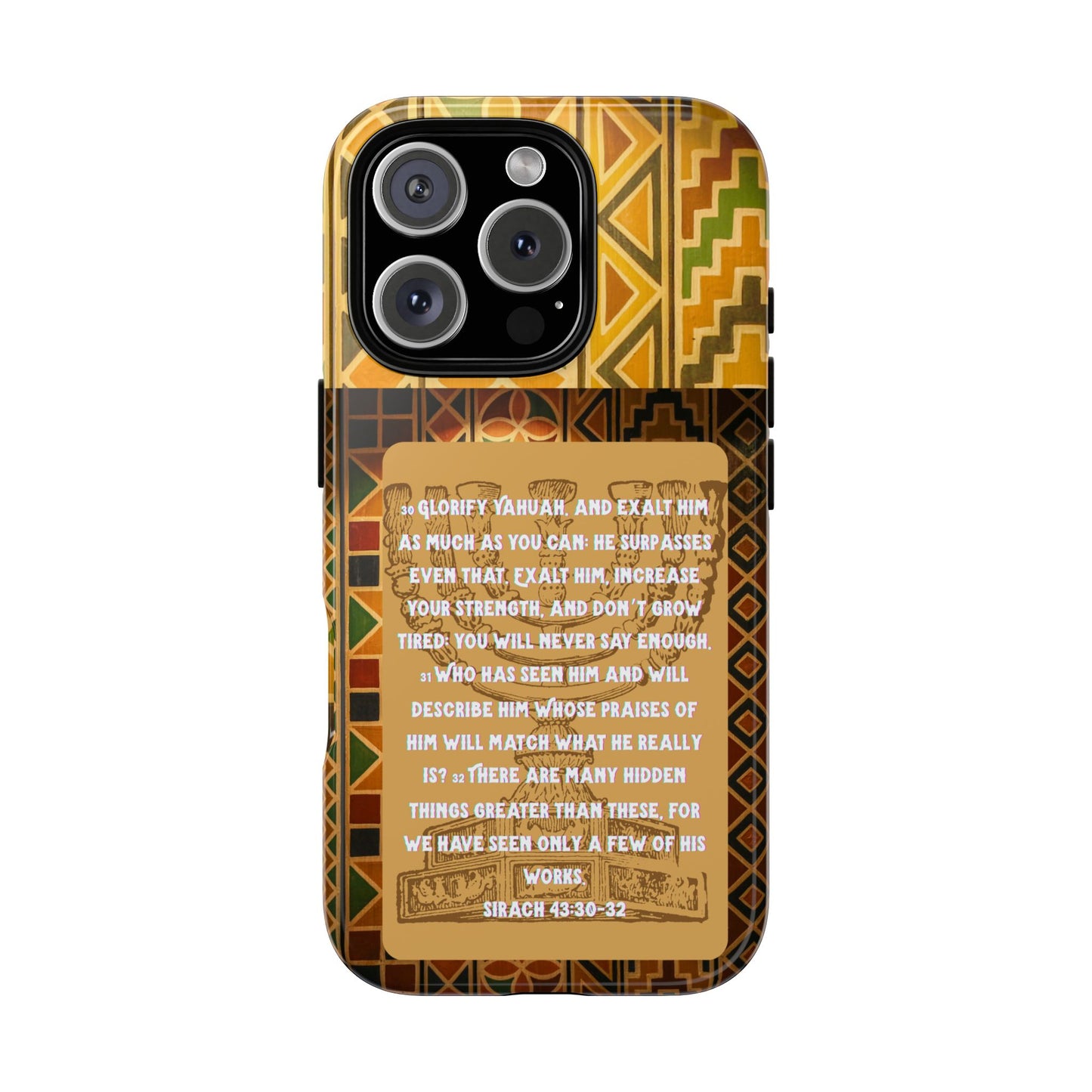 Exalt Yahuah - Sirach Phone Case - Tough Cases - Apocryphal Collection
