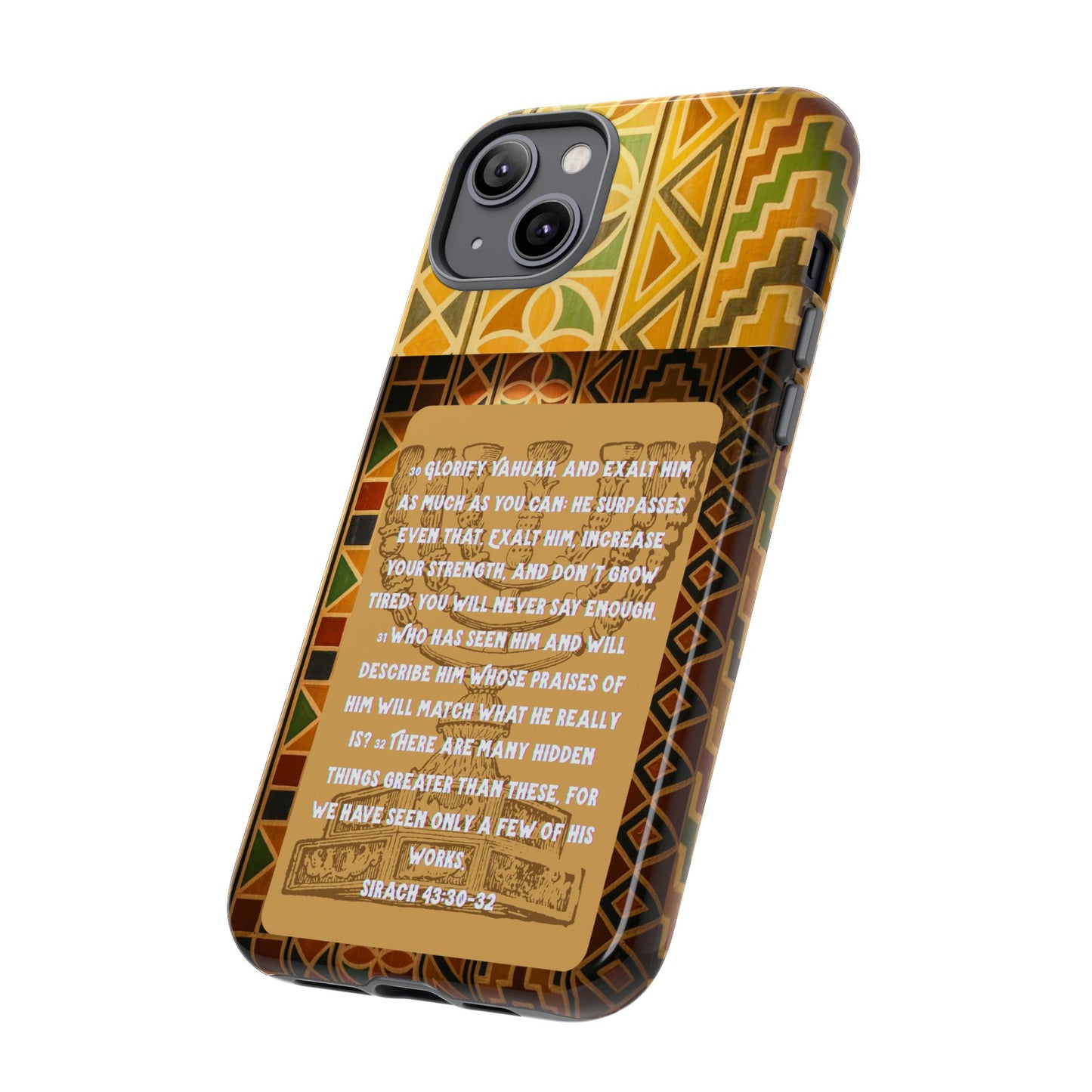 Exalt Yahuah - Sirach Phone Case - Tough Cases - Apocryphal Collection