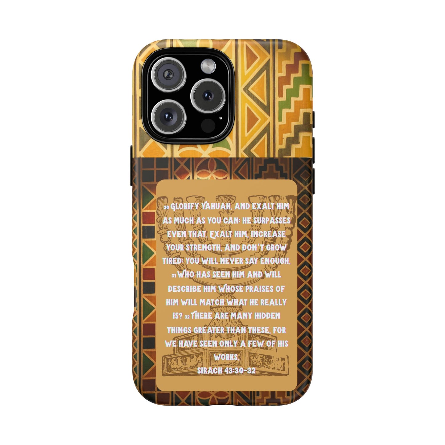 Exalt Yahuah - Sirach Phone Case - Tough Cases - Apocryphal Collection
