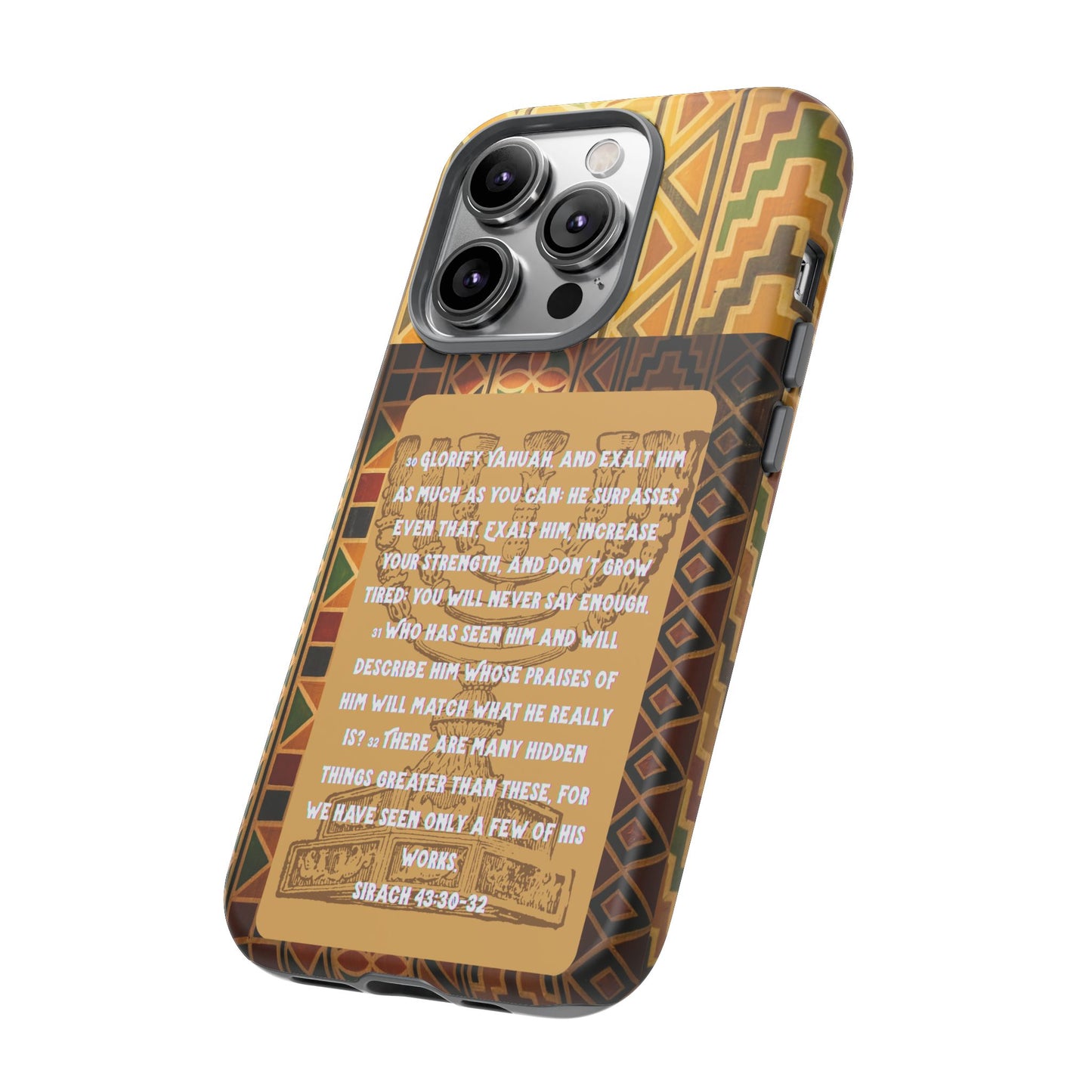 Exalt Yahuah - Sirach Phone Case - Tough Cases - Apocryphal Collection