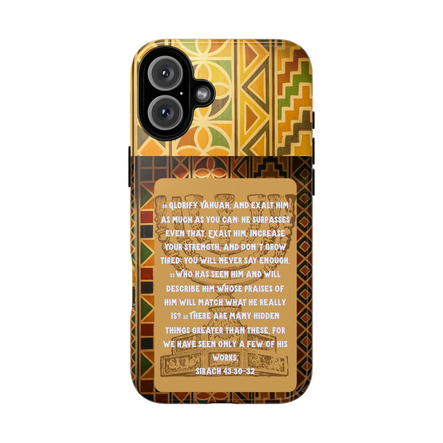 Exalt Yahuah - Sirach Phone Case - Tough Cases - Apocryphal Collection