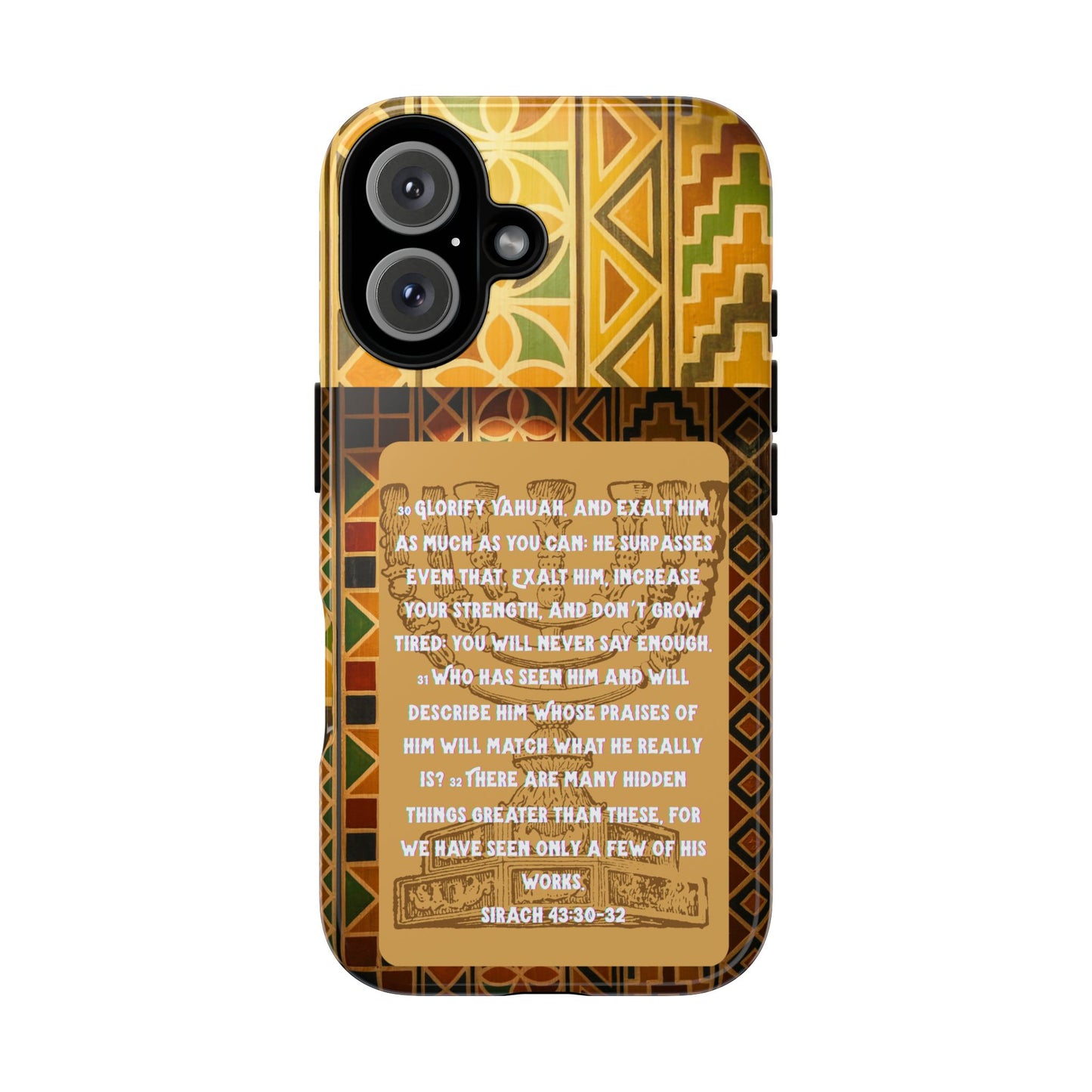 Exalt Yahuah - Sirach Phone Case - Tough Cases - Apocryphal Collection
