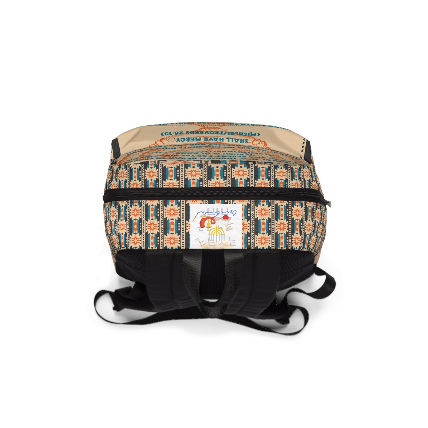 Call To Repentance - Orange Kente Unisex Classic Backpack - Scriptural Affirmations Collection
