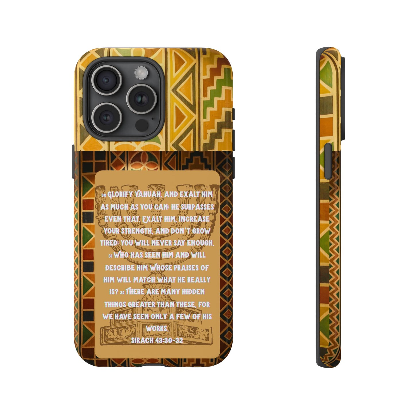 Exalt Yahuah - Sirach Phone Case - Tough Cases - Apocryphal Collection