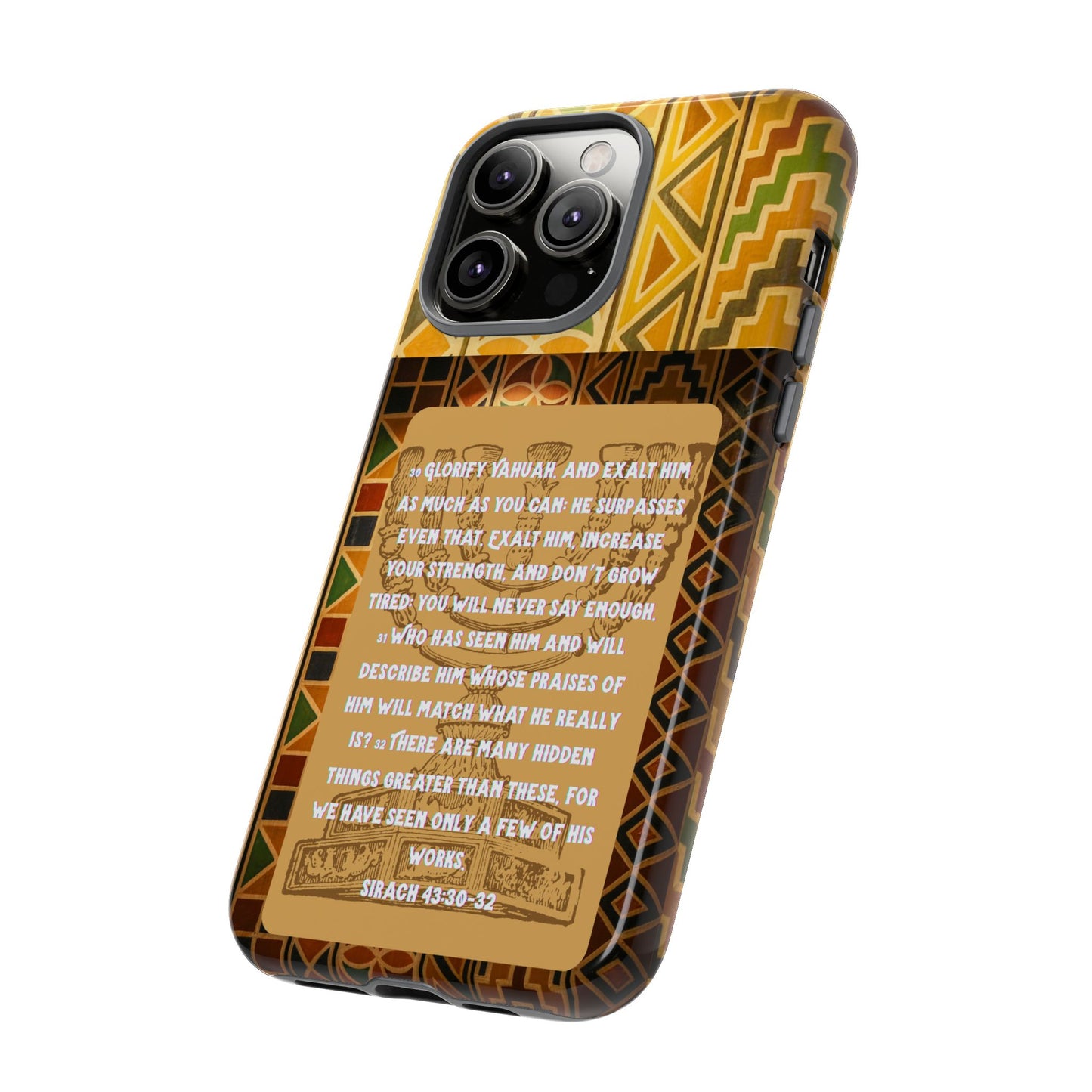 Exalt Yahuah - Sirach Phone Case - Tough Cases - Apocryphal Collection