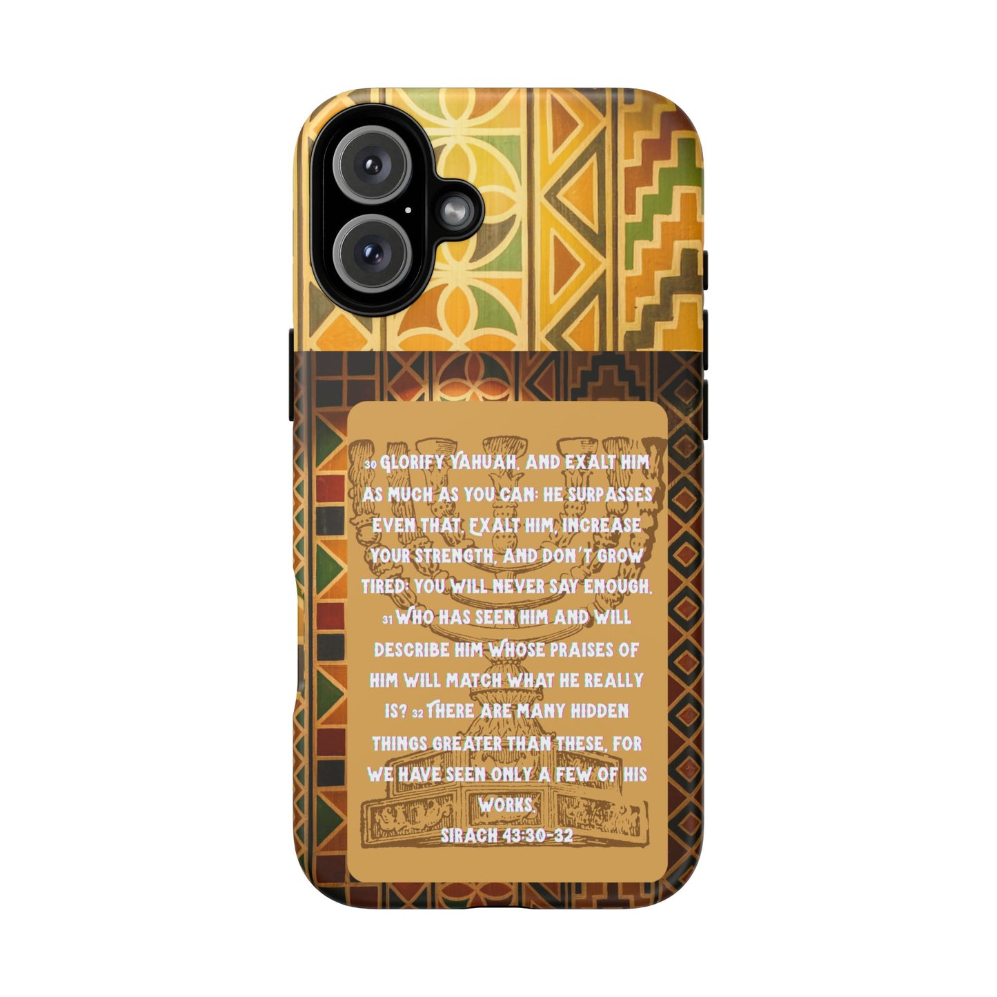 Exalt Yahuah - Sirach Phone Case - Tough Cases - Apocryphal Collection