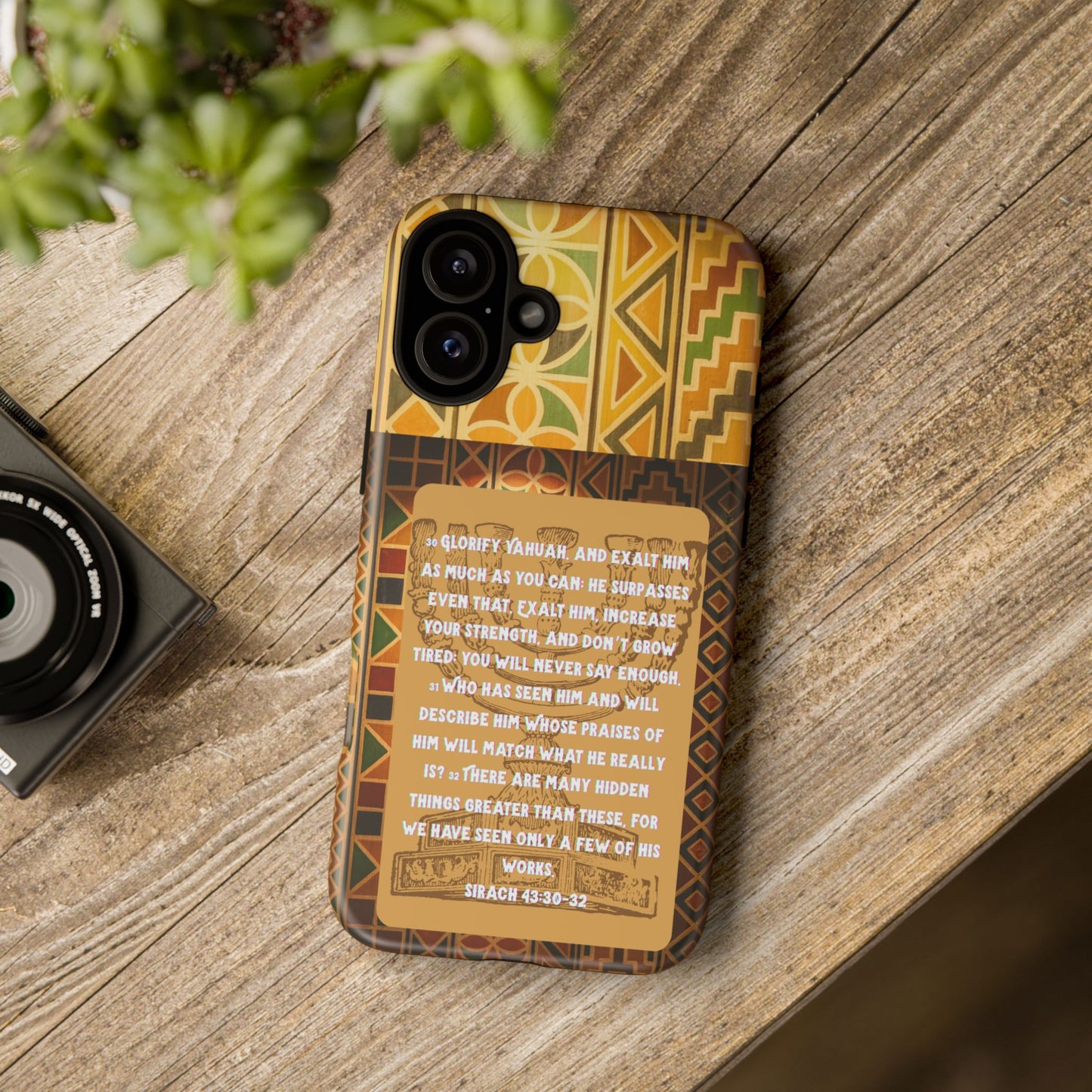 Exalt Yahuah - Sirach Phone Case - Tough Cases - Apocryphal Collection