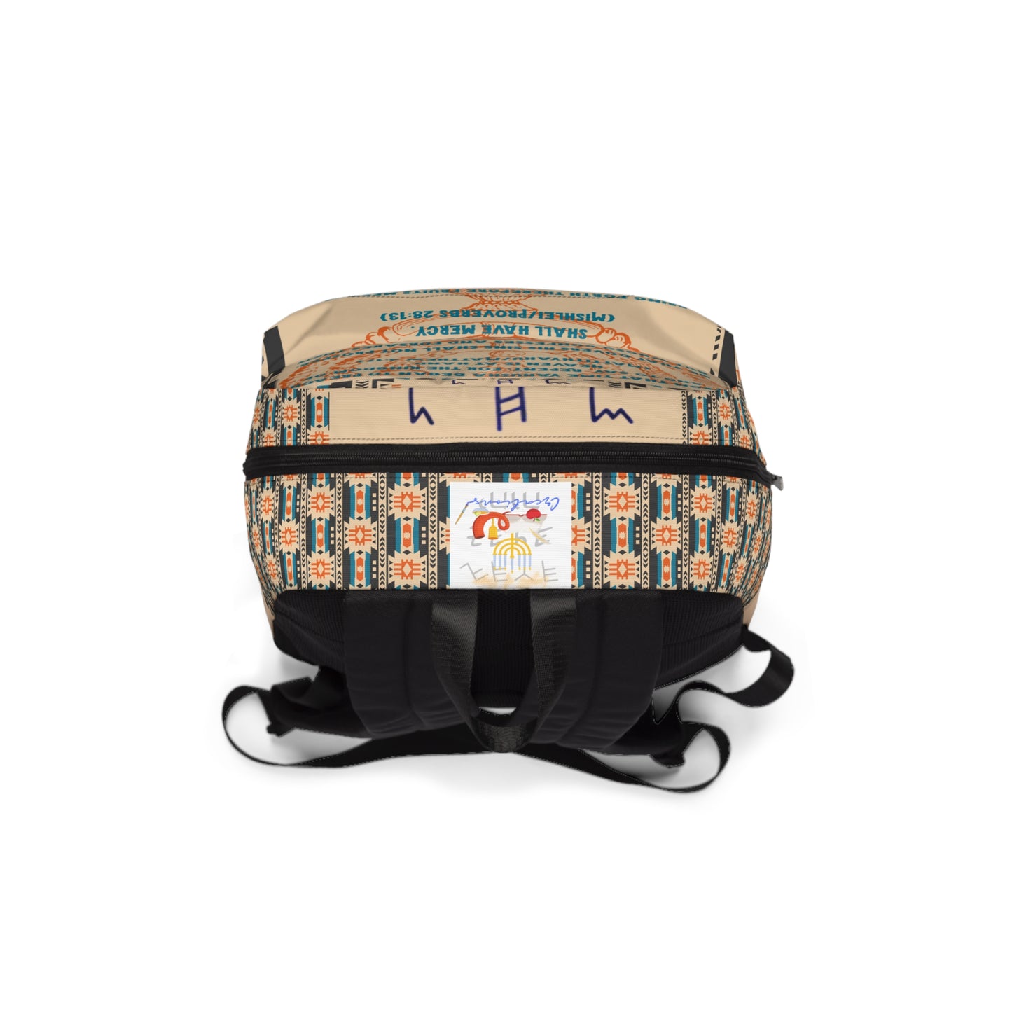 Call To Repentance - Orange Kente Unisex Classic Backpack - Scriptural Affirmations Collection